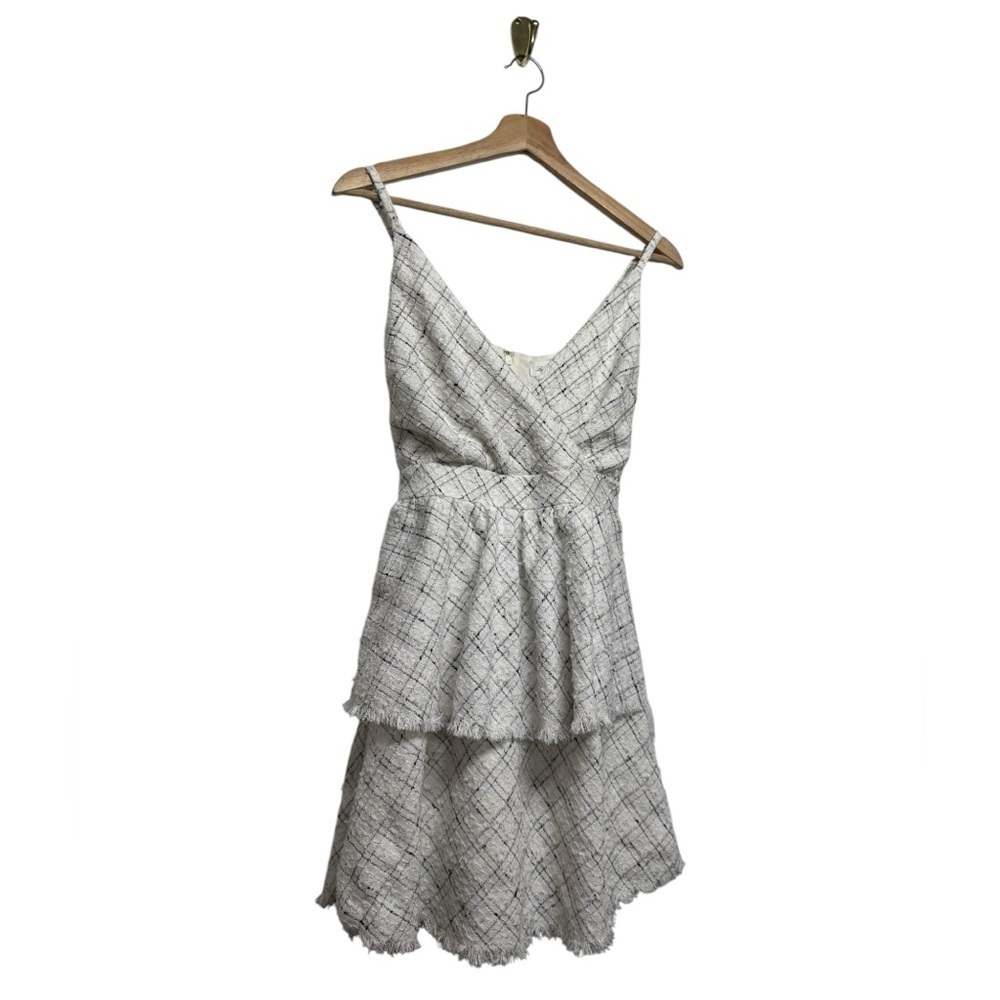 NWOT REVOLVE LOVERS & FRIENDS Nim Tweed Mini Dress S - Picture 6 of 9